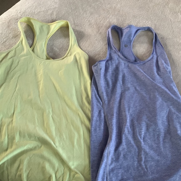 🍋Lululemon Cool Racerback tanks - set of 2 - Picture 2 of 5
